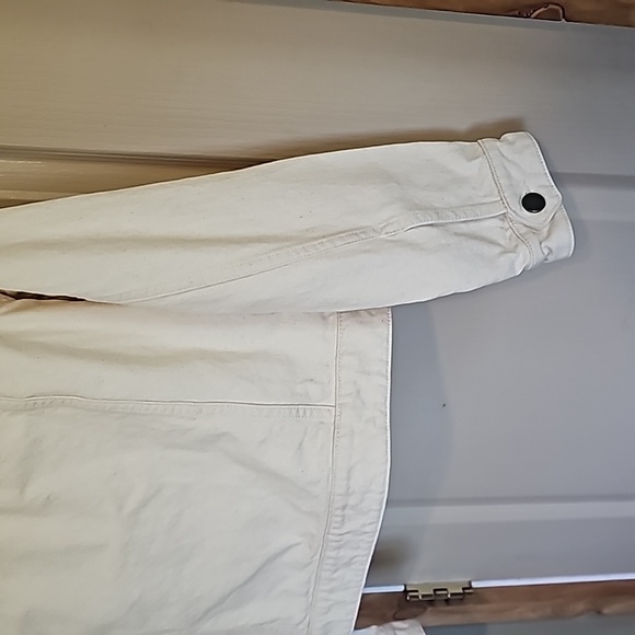 Maison Labiche PARIS small Ecru heart jean jacket 😍 ♥️ Anthropologie - Picture 7 of 8
